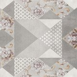 Vinilos Decorativos: Mosaico floral 3