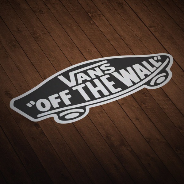 Pegatinas: Vans off the wall negro