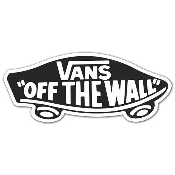 Pegatinas: Vans off the wall negro
