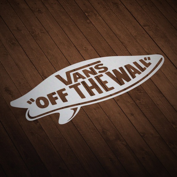 Pegatinas: Vans off the wall surf