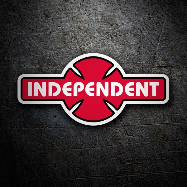 Pegatinas: Independent Truk Company retro rojo 1