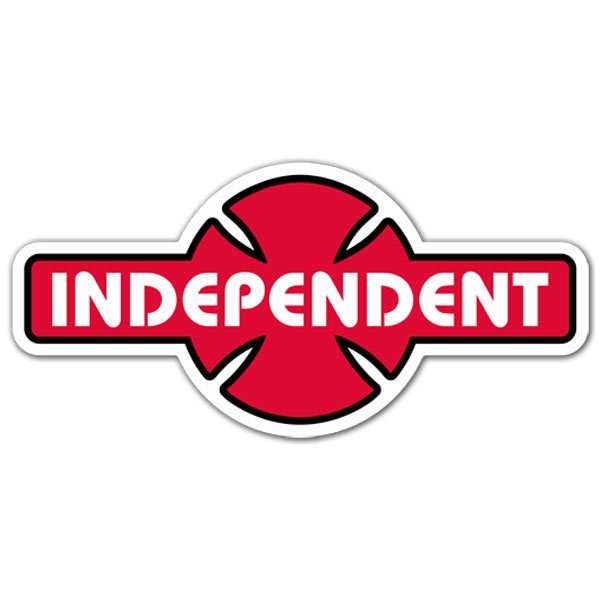 Pegatinas: Independent Truk Company retro rojo