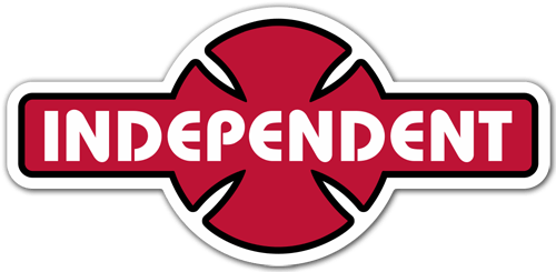 Pegatinas: Independent Truk Company retro rojo 0