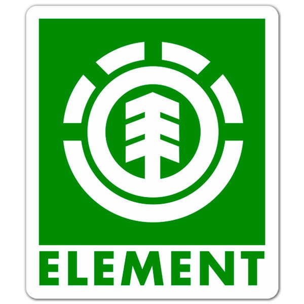 Pegatinas: Element verde