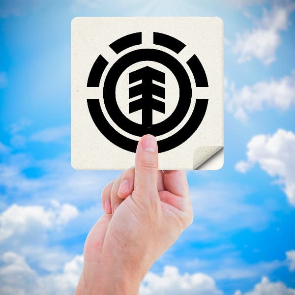 Pegatinas: Logotipo Element Estilizado