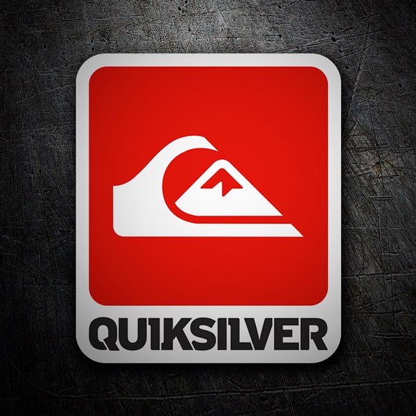 Pegatinas: Quiksilver Ola y Montaña