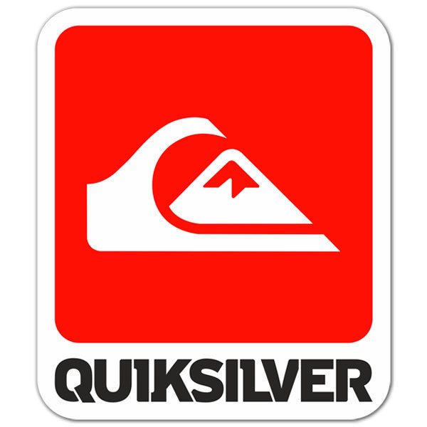 Pegatinas: Quiksilver Ola y Montaña