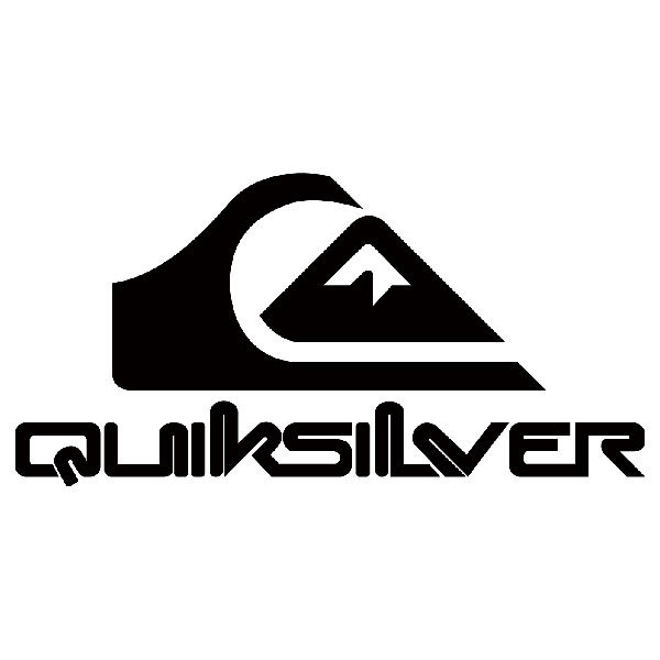 Pegatinas: Quiksilver Logo con Letras