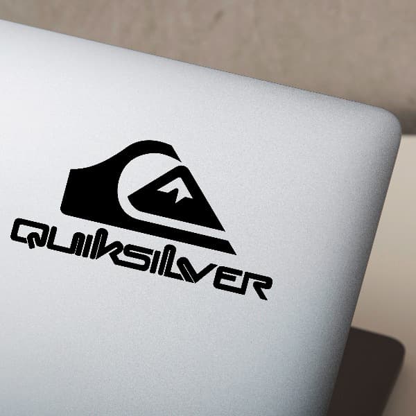 Pegatinas: Quiksilver Logo con Letras