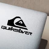 Pegatinas: Quiksilver Logo con Letras 2