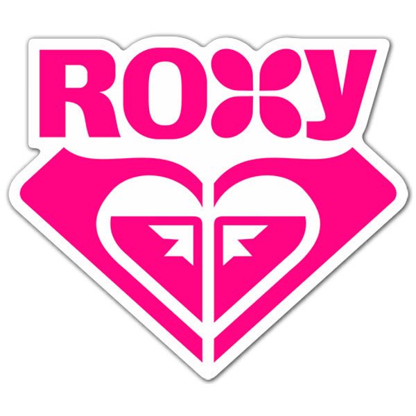 Satisfacer Enfermedad Otoño Pegatina Roxy rosa | TeleAdhesivo.com