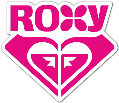 Pegatinas: Roxy rosa