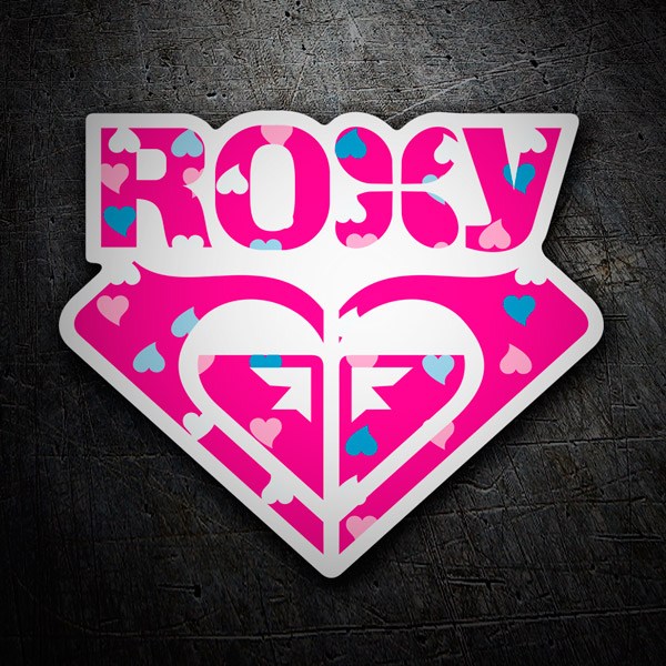 Pegatinas: Roxy corazones 1