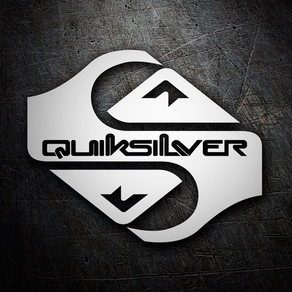 Pegatinas: Quiksilver doble logo 0