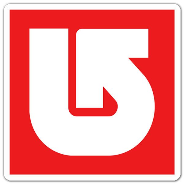 Pegatinas: Burton Logo rojo