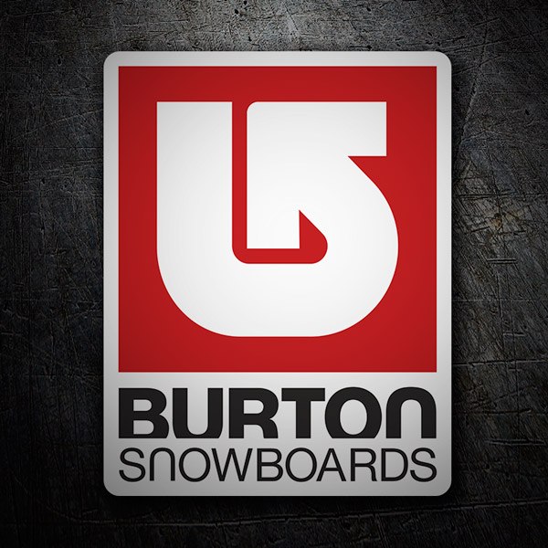 Pegatinas: Burton Logo Snowboards 1