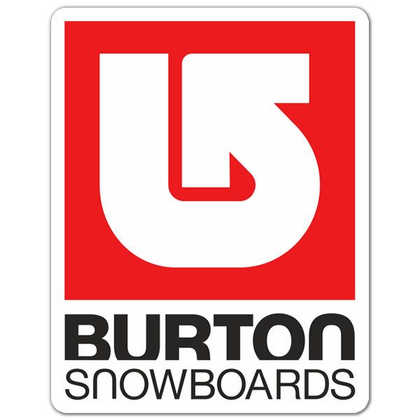 Pegatinas: Burton Logo Snowboards