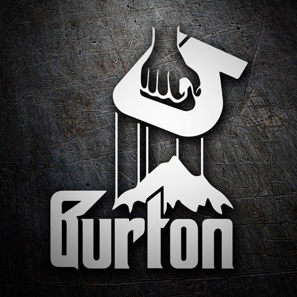 Pegatinas: Burton el padrino 0