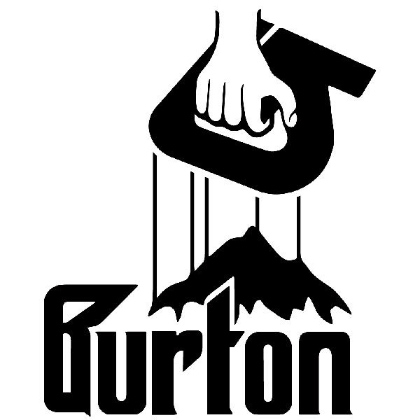 Pegatinas: Burton el padrino