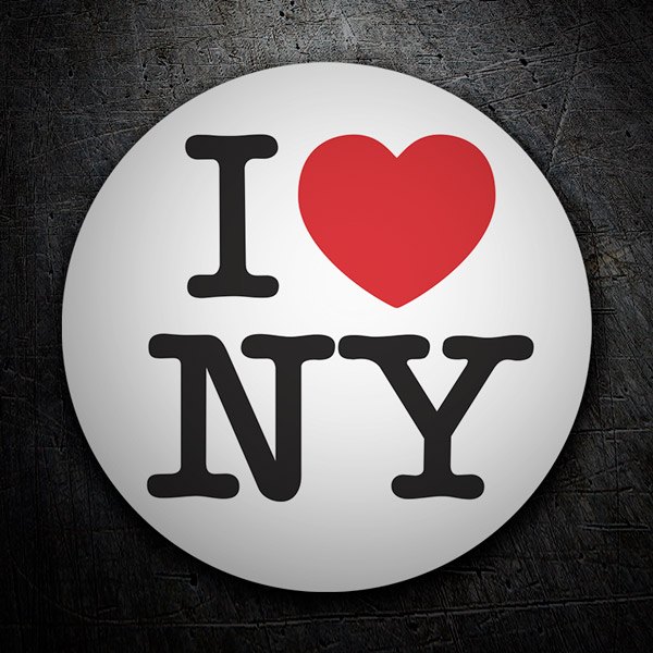 Pegatinas: I love NY (New York) 1