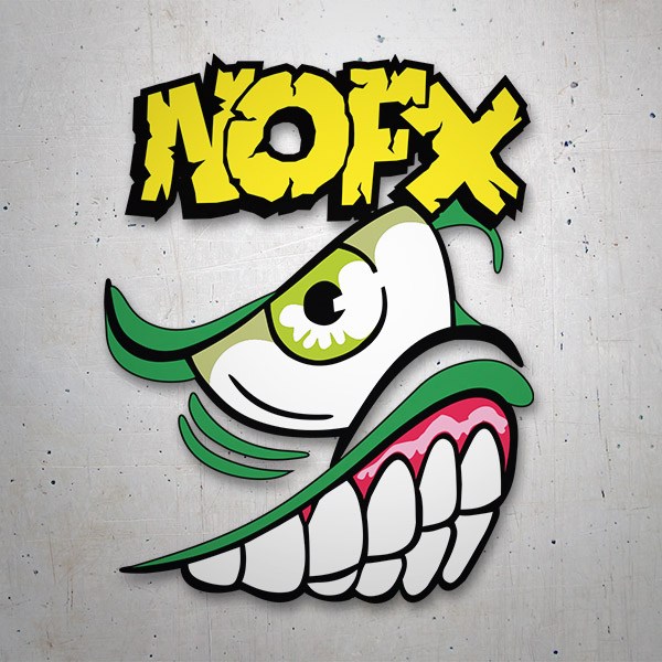 Pegatinas: Logo Punk Sonriente NOFX
