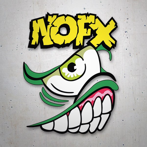 Pegatinas: Nofx punk rock logo