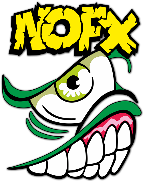 Pegatinas: Logo Punk Sonriente NOFX