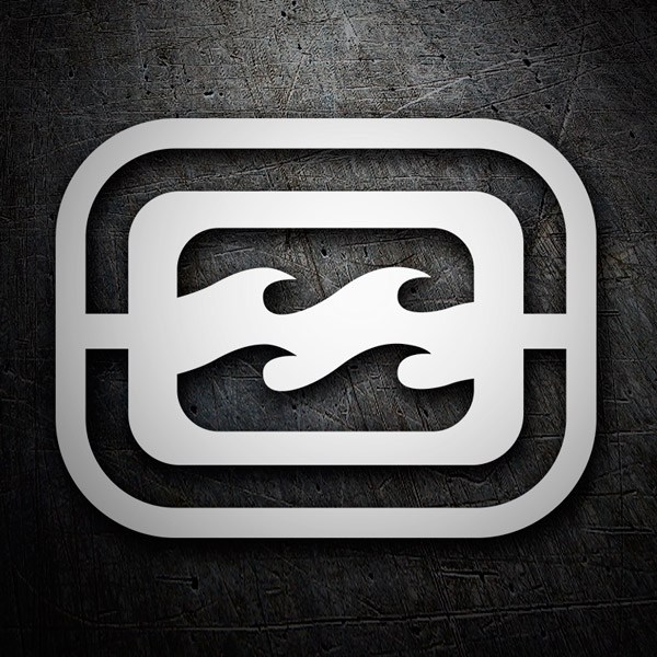 Pegatinas: Billabong logo invertido