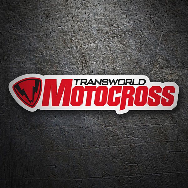 Pegatinas: Logo Transworld Motocross