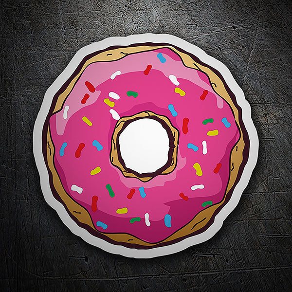 Pegatinas: Donut de Homer Simpson