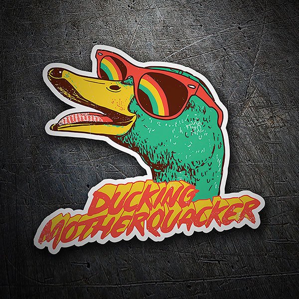Pegatinas: Ducking motherquacker 1