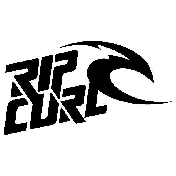 Pegatinas: Rip Curl logo