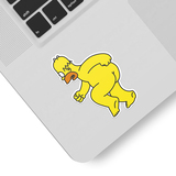 Pegatinas: Homer Simpson corre desnudo 3