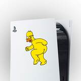 Pegatinas: Homer Simpson corre desnudo 5