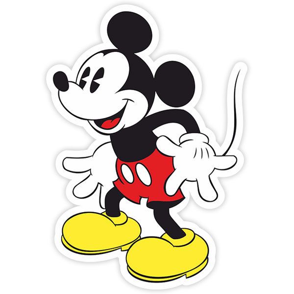 Pegatinas de Mickey Mouse - 1 hoja por 1,00 €