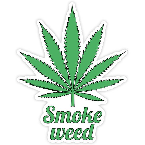 Pegatinas: Smoke Weed