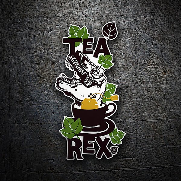 Pegatinas: Tea Rex 1