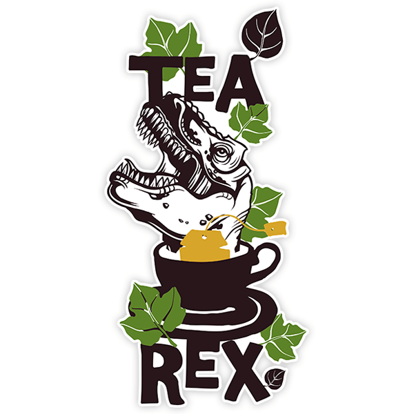Pegatinas: Tea Rex 0