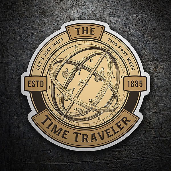 Pegatinas: Time Traveler Astrolabio