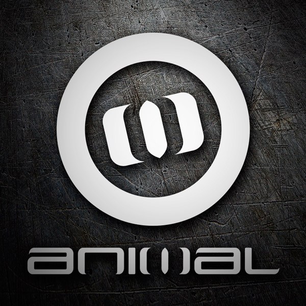 Pegatinas: Logo Animal