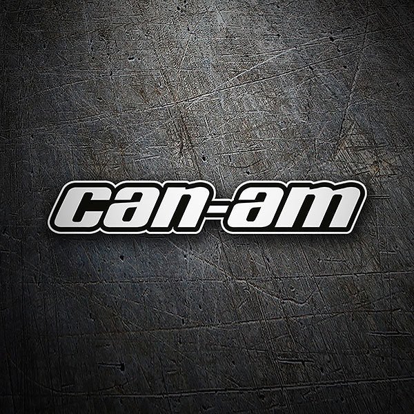 Pegatinas: Can-Am tipografía 1