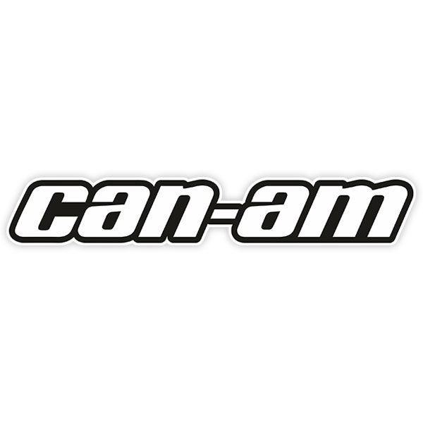 Pegatinas: Can-Am tipografía