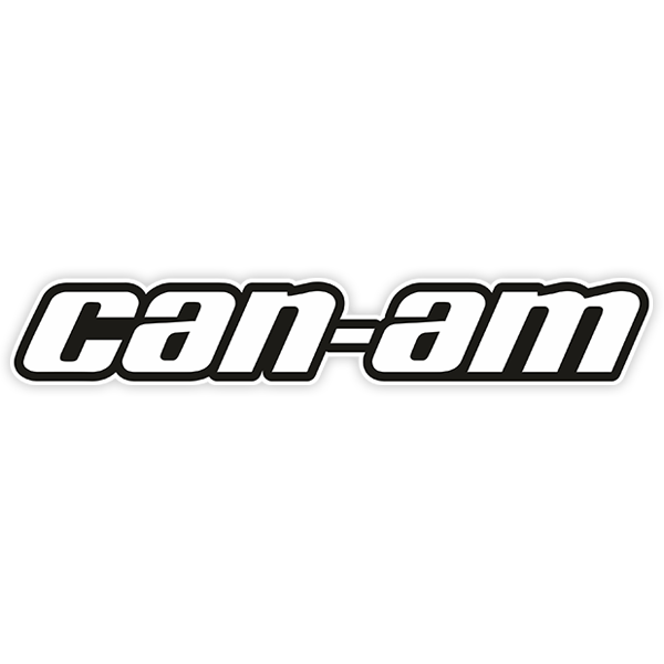 Pegatinas: Can-Am tipografía 0