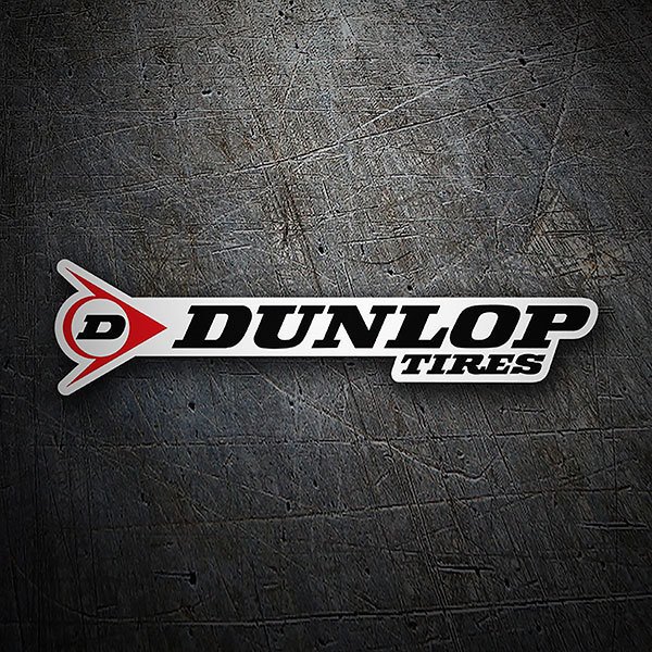 Pegatinas: Dunlop Tires Logo