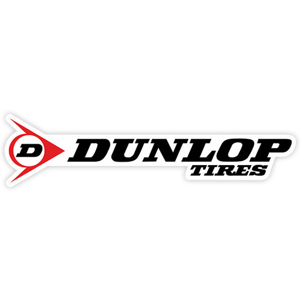 Dunlop Neumático Aufkelber Pegatina Calcamonía Adhesivo Logotipo Letras Señal 