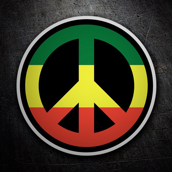 Pegatinas: Paz en Jamaica 1