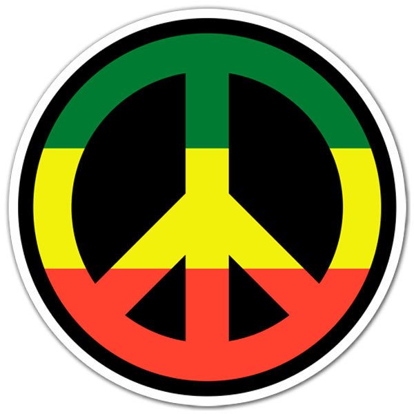 Pegatinas: Paz en Jamaica