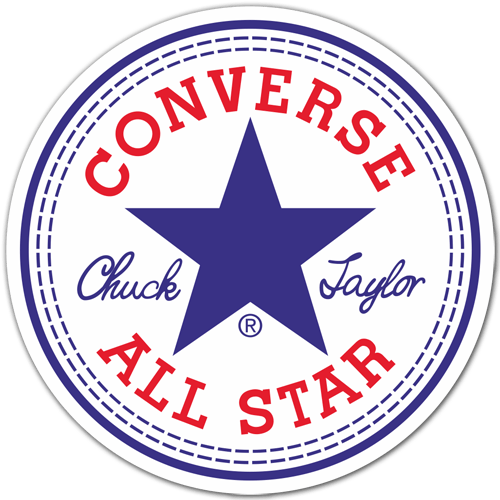 Pegatinas: Converse All Star circular