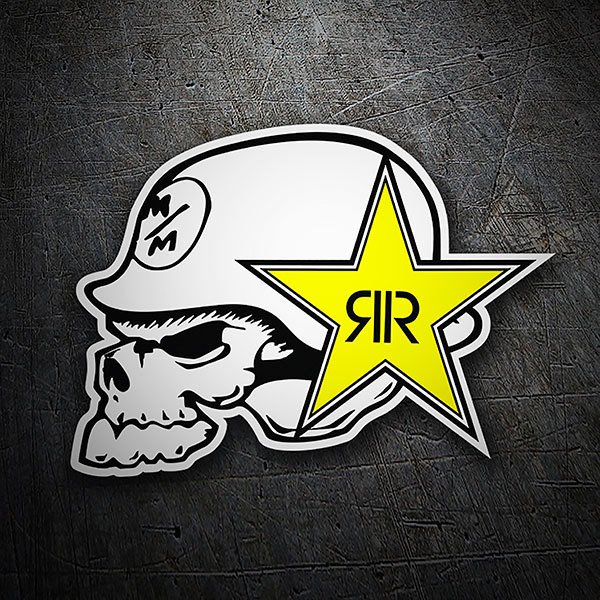 Pegatinas: Logo Metal Mulisha Rockstar 1