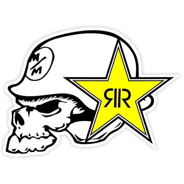 Pegatinas: Logo Metal Mulisha Rockstar